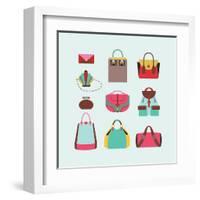 3 Bags-yemelianova-Framed Art Print