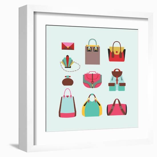 3 Bags-yemelianova-Framed Art Print