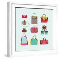 3 Bags-yemelianova-Framed Art Print