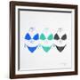 3 Bikini Blues-Cat Coquillette-Framed Giclee Print