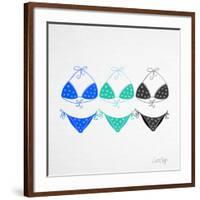 3 Bikini Blues-Cat Coquillette-Framed Giclee Print