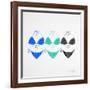 3 Bikini Blues-Cat Coquillette-Framed Giclee Print