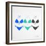 3 Bikini Blues-Cat Coquillette-Framed Giclee Print