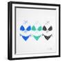 3 Bikini Blues-Cat Coquillette-Framed Giclee Print