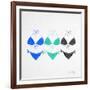 3 Bikini Blues-Cat Coquillette-Framed Giclee Print