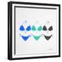 3 Bikini Blues-Cat Coquillette-Framed Giclee Print