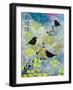 3 Birds Asian Nights-Bee Sturgis-Framed Art Print