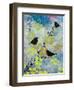 3 Birds Asian Nights-Bee Sturgis-Framed Art Print