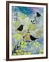 3 Birds Asian Nights-Bee Sturgis-Framed Art Print