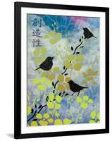 3 Birds Asian Nights-Bee Sturgis-Framed Art Print