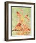 3 Birds in a Bush-Bee Sturgis-Framed Art Print