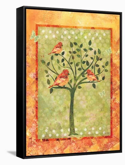 3 Birds in a Tree-Bee Sturgis-Framed Stretched Canvas
