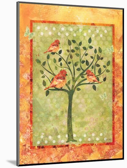 3 Birds in a Tree-Bee Sturgis-Mounted Art Print