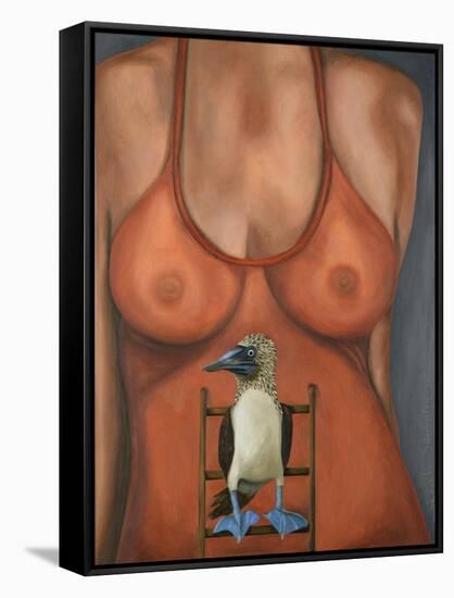 3 Boobies-Leah Saulnier-Framed Stretched Canvas