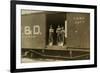 3 Boys in Box Car-null-Framed Premium Giclee Print