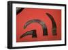 3 bronze sickles, Buckinghamshire, London and Ireland, c1100BC-700 BC-Unknown-Framed Giclee Print