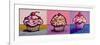 3 Cupcakes-Howie Green-Framed Giclee Print