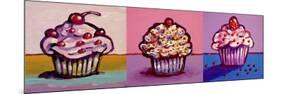 3 Cupcakes-Howie Green-Mounted Giclee Print