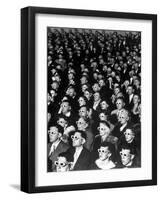 3-D Movie Viewers during Opening Night of "Bwana Devil"-J^ R^ Eyerman-Framed Premium Photographic Print