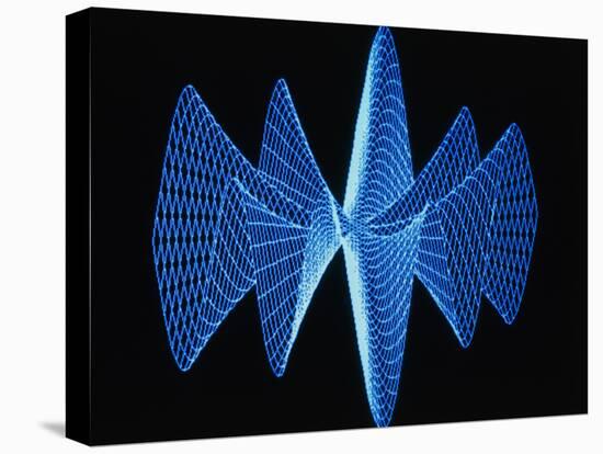 3-D Plot of a Complex Math Function-PASIEKA-Stretched Canvas