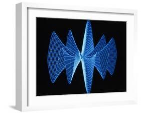 3-D Plot of a Complex Math Function-PASIEKA-Framed Photographic Print