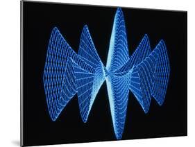 3-D Plot of a Complex Math Function-PASIEKA-Mounted Photographic Print