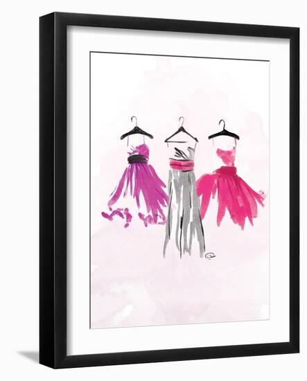 3 Dresses-OnRei-Framed Art Print