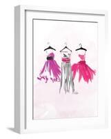 3 Dresses-OnRei-Framed Art Print