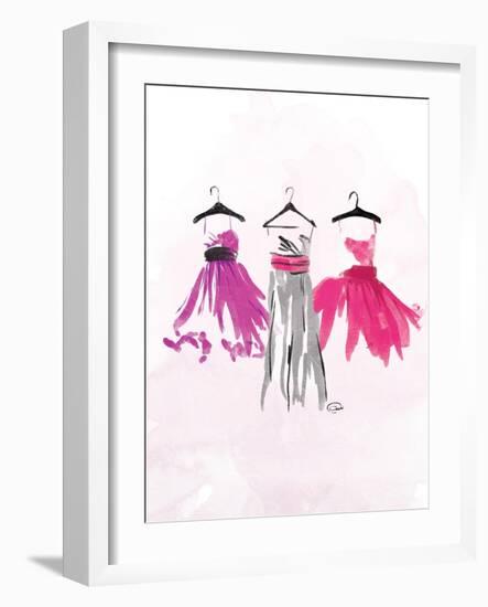 3 Dresses-OnRei-Framed Art Print