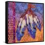 3 Feathers-Bee Sturgis-Framed Stretched Canvas