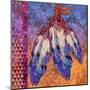 3 Feathers-Bee Sturgis-Mounted Art Print