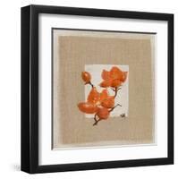 3 Fleurs Rouges-Nathalie Andrieu-Framed Art Print