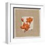 3 Fleurs Rouges-Nathalie Andrieu-Framed Art Print