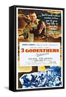 3 Godfathers (aka Three Godfathers)-null-Framed Stretched Canvas