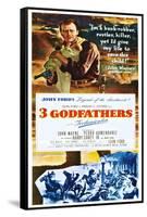 3 Godfathers (aka Three Godfathers)-null-Framed Stretched Canvas