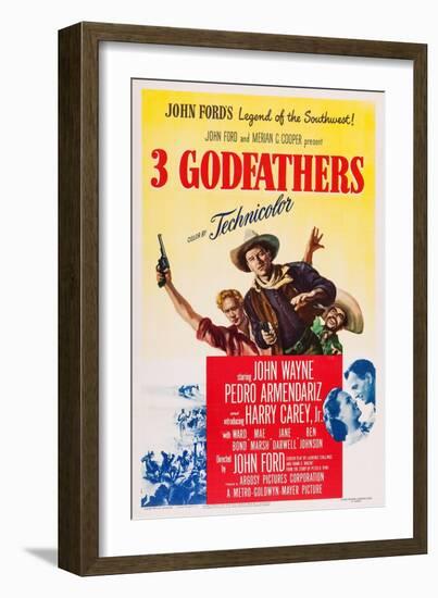 3 Godfathers-null-Framed Art Print