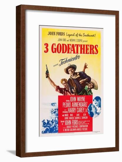 3 Godfathers-null-Framed Art Print