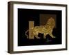 3 Golden Lion-Tina Lavoie-Framed Giclee Print