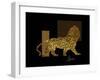 3 Golden Lion-Tina Lavoie-Framed Giclee Print