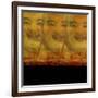 3 Happy Buddhas-Ricki Mountain-Framed Art Print