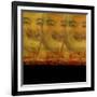 3 Happy Buddhas-Ricki Mountain-Framed Art Print