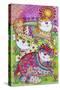 3 Happy Cats-Oxana Zaika-Stretched Canvas