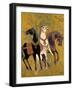 3 Horses, 1975-Laila Shawa-Framed Giclee Print