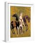 3 Horses, 1975-Laila Shawa-Framed Giclee Print