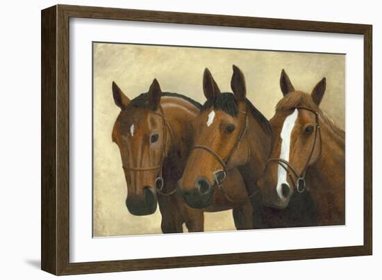 3 Horses-Kevin Dodds-Framed Giclee Print