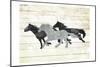 3 Icon Horse-Milli Villa-Mounted Art Print