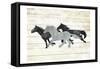 3 Icon Horse-Milli Villa-Framed Stretched Canvas