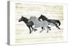 3 Icon Horse-Milli Villa-Stretched Canvas