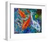 3 Koi-null-Framed Art Print