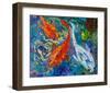 3 Koi-null-Framed Art Print